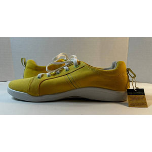 Vonic Beach Stinson Womens Size 10 Lace Up Yellow Canvas Sneakers